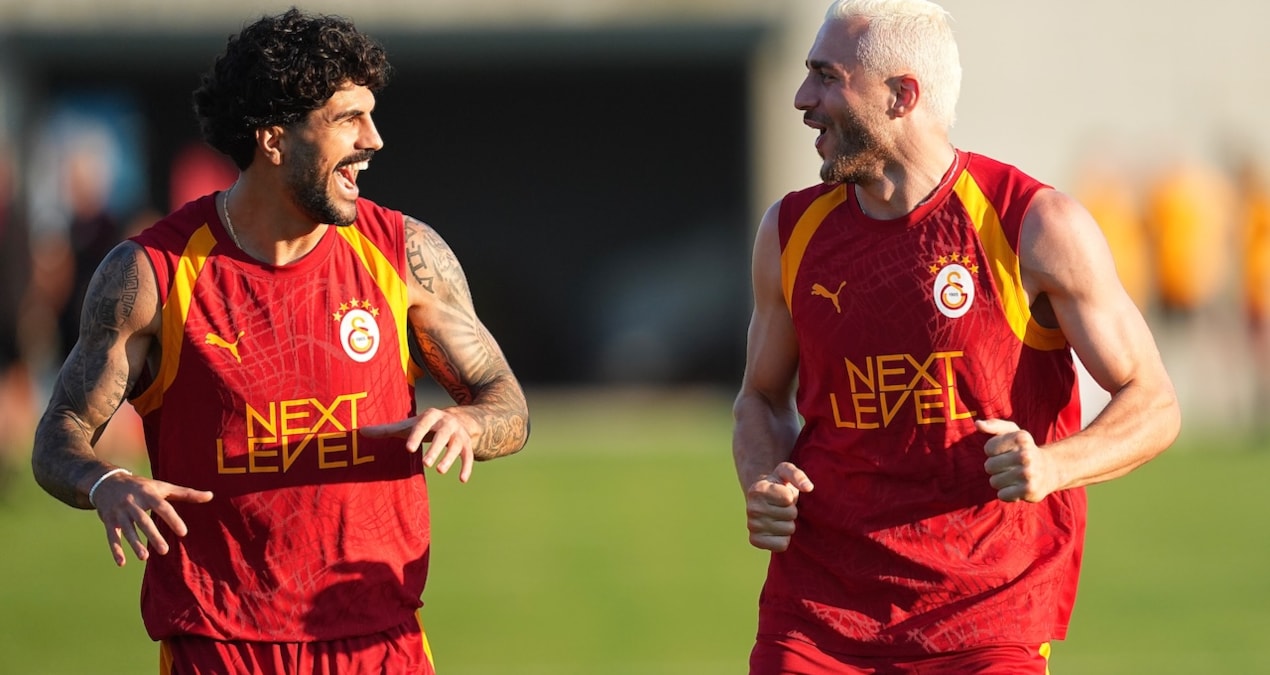 Galatasarayda milli futbolcular calismalara basladi pORJIlkc